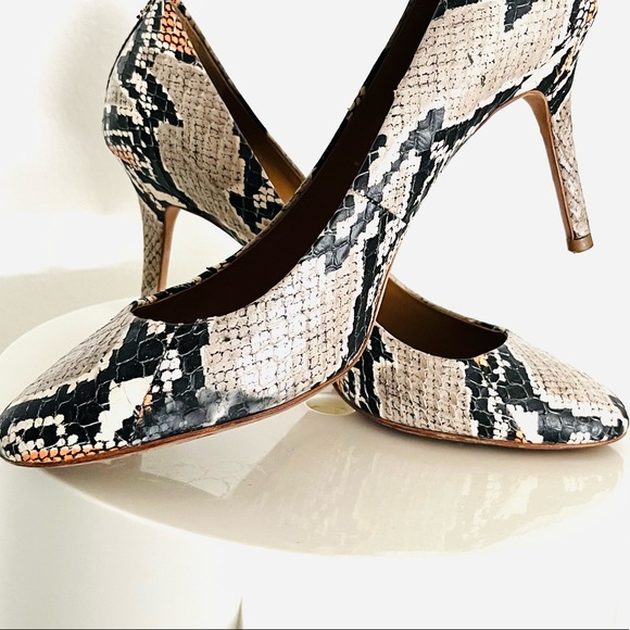 Coach Snake Round Toe Heels - Picture 8 of 10